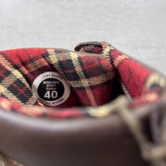 Lems Boulder Hiking Boots - Women's Size EU 40 / US 9 - Green - Picture 9 of 9